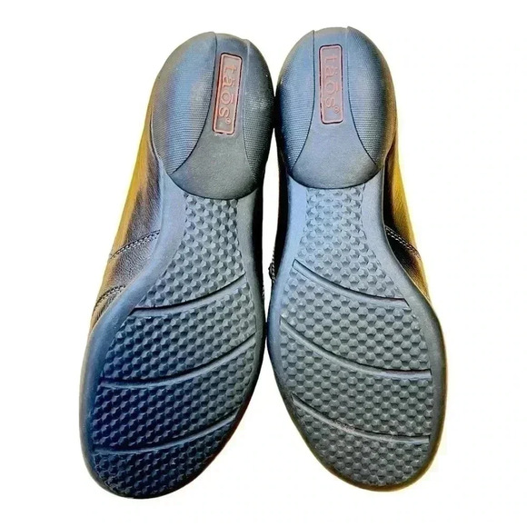 Taos Women’s Encore Flats Size 9 Black Genuine Leather Preowned Great Condition - Picture 6 of 11